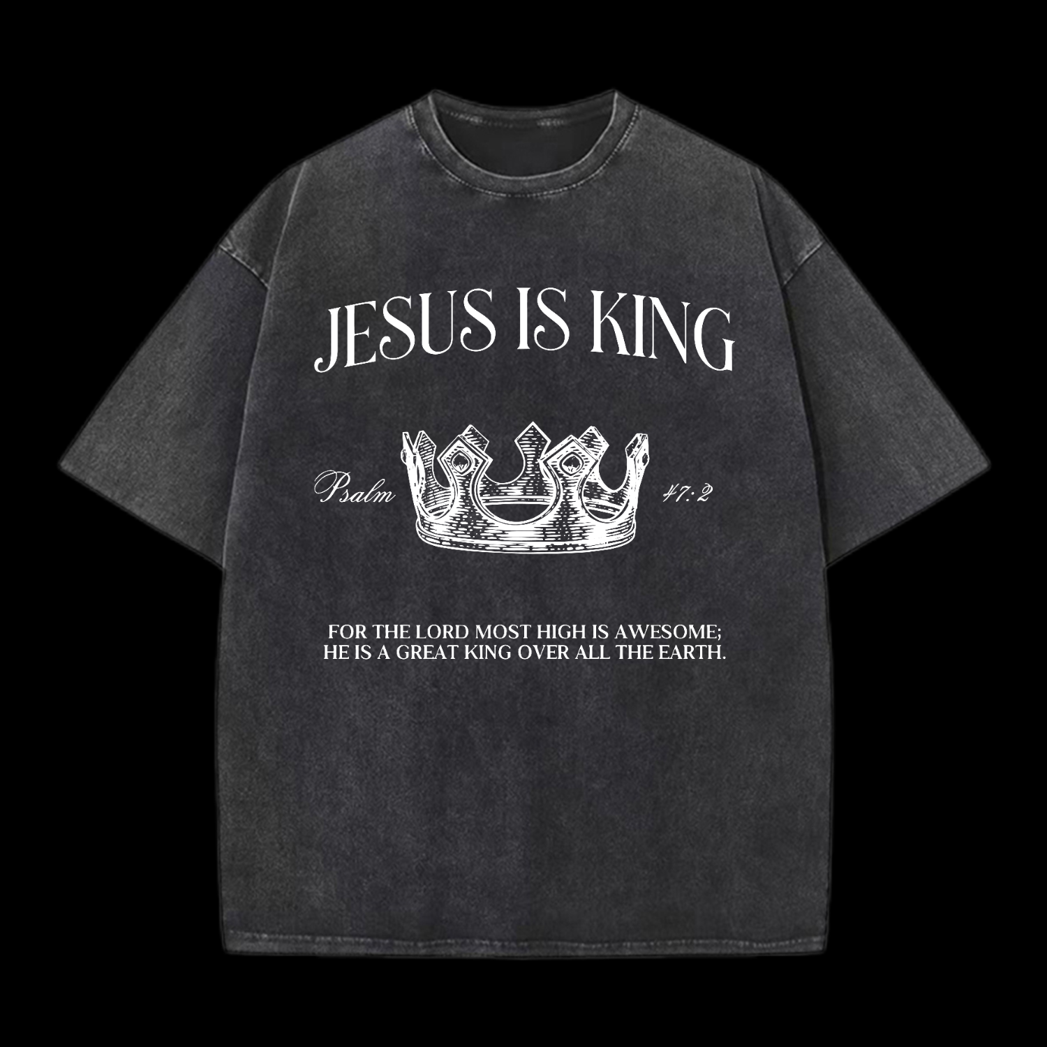 Jesus Is King Washed TShirt