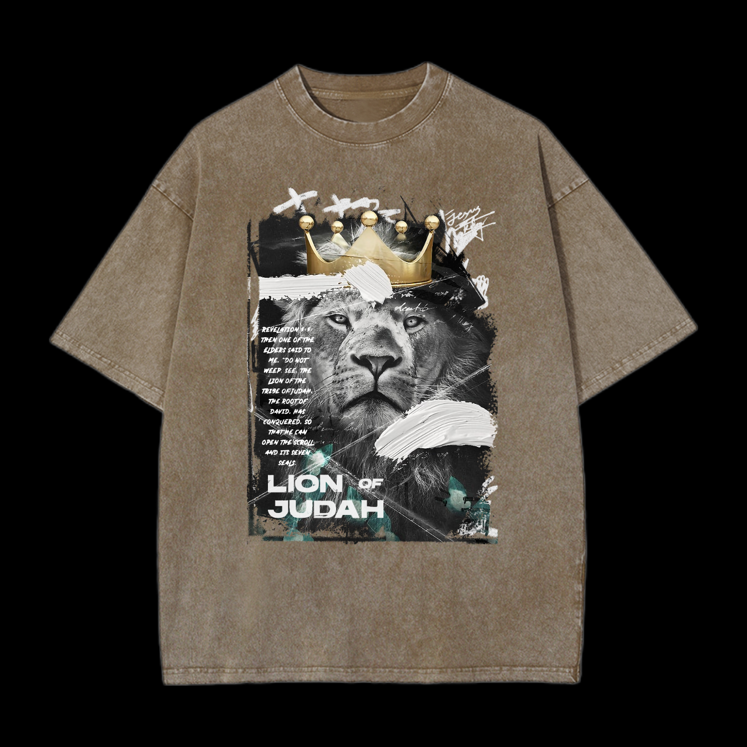 Lion Of Judah Washed T-Shirt