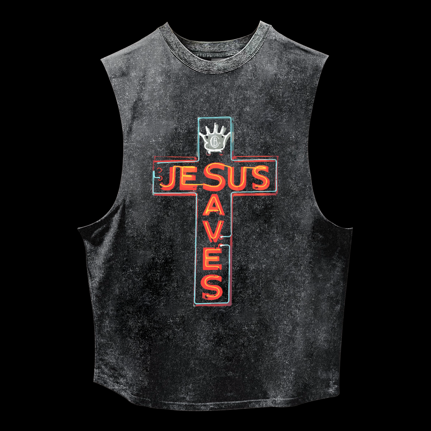 Jesus Saves Washed Tank