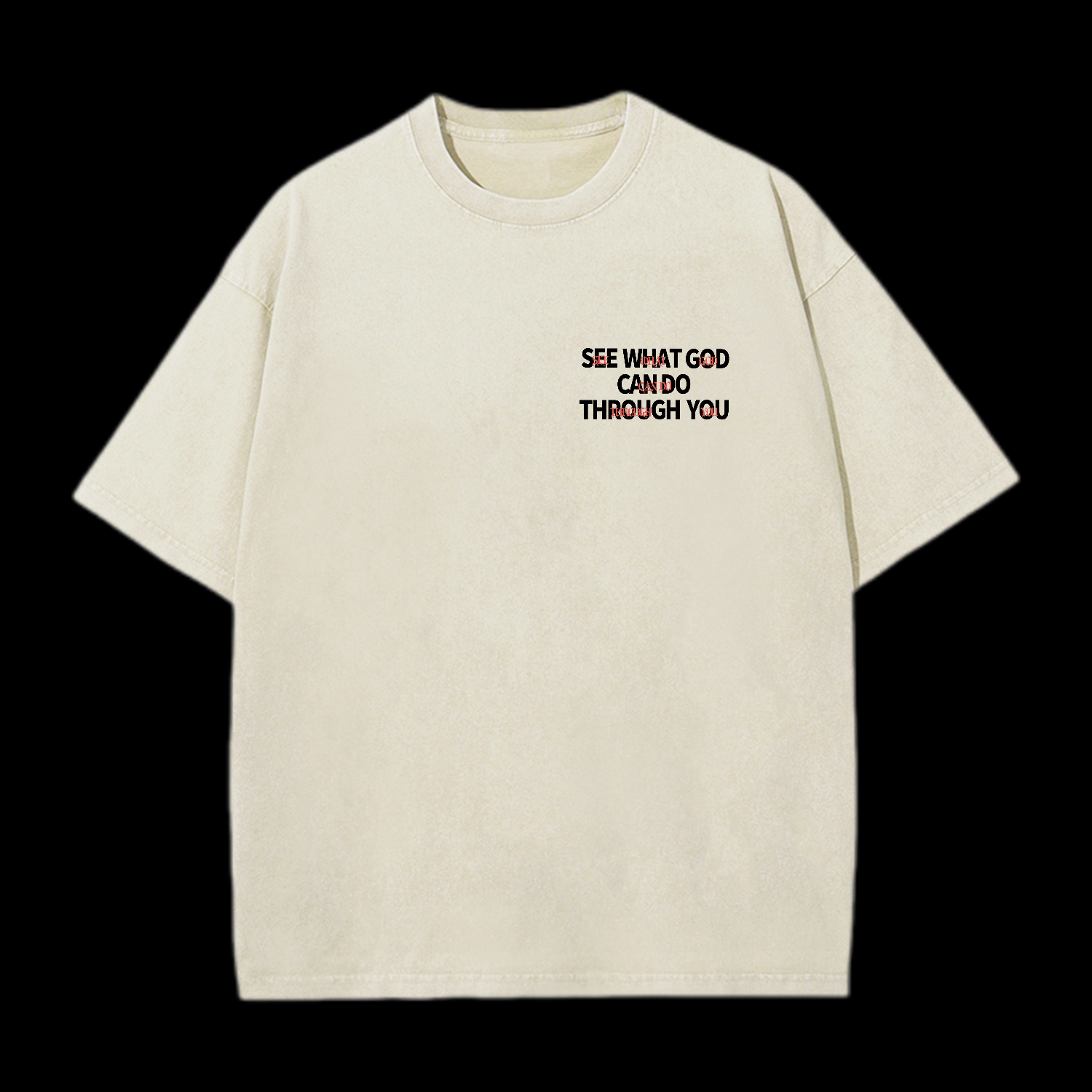 See What God Can Do Through You Washed T-Shirt