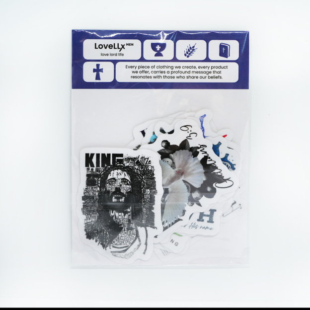 Scripture & Nature Art Christian 10 PACK STICKERS