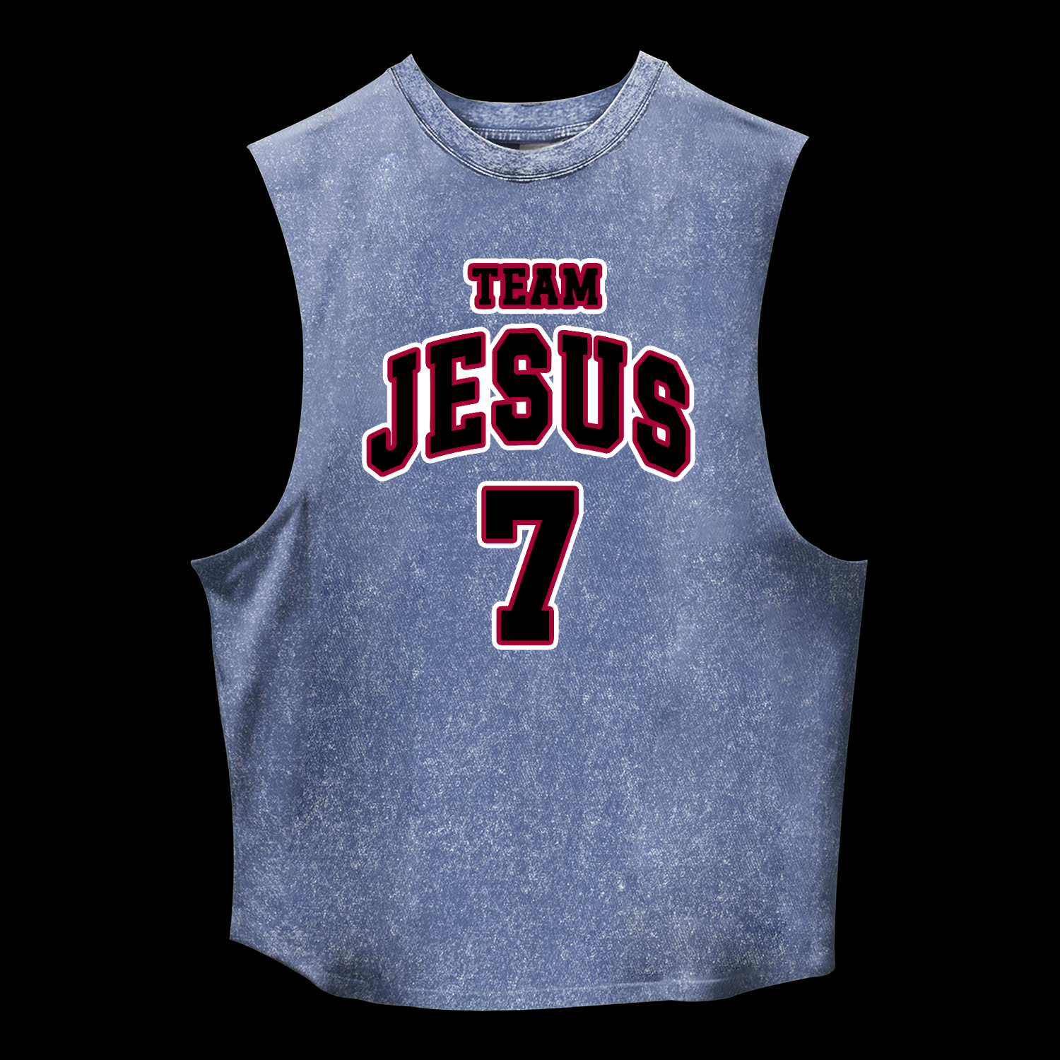 Team Jesus 7 Washed Tank