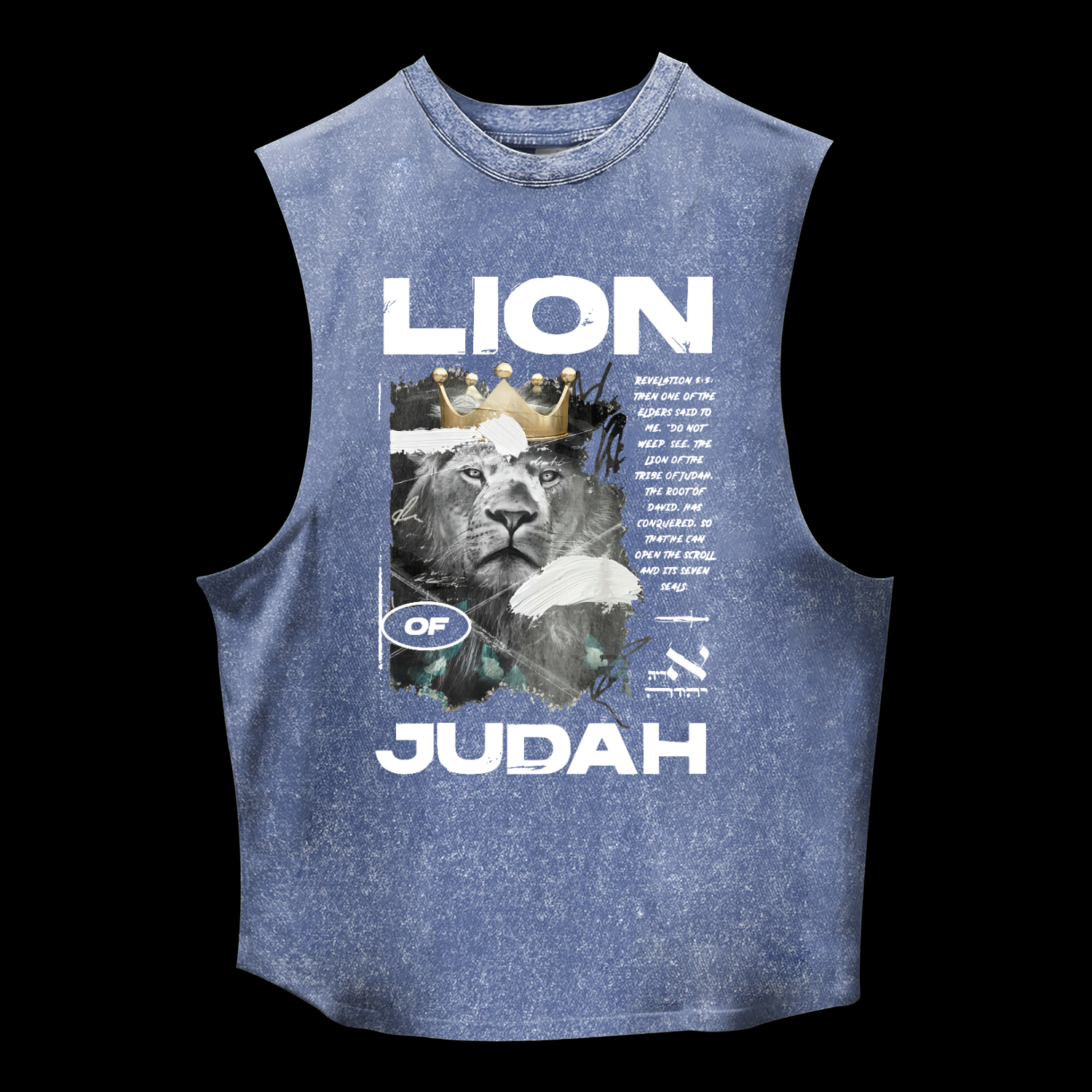 Lion Of Judah Washed Tank