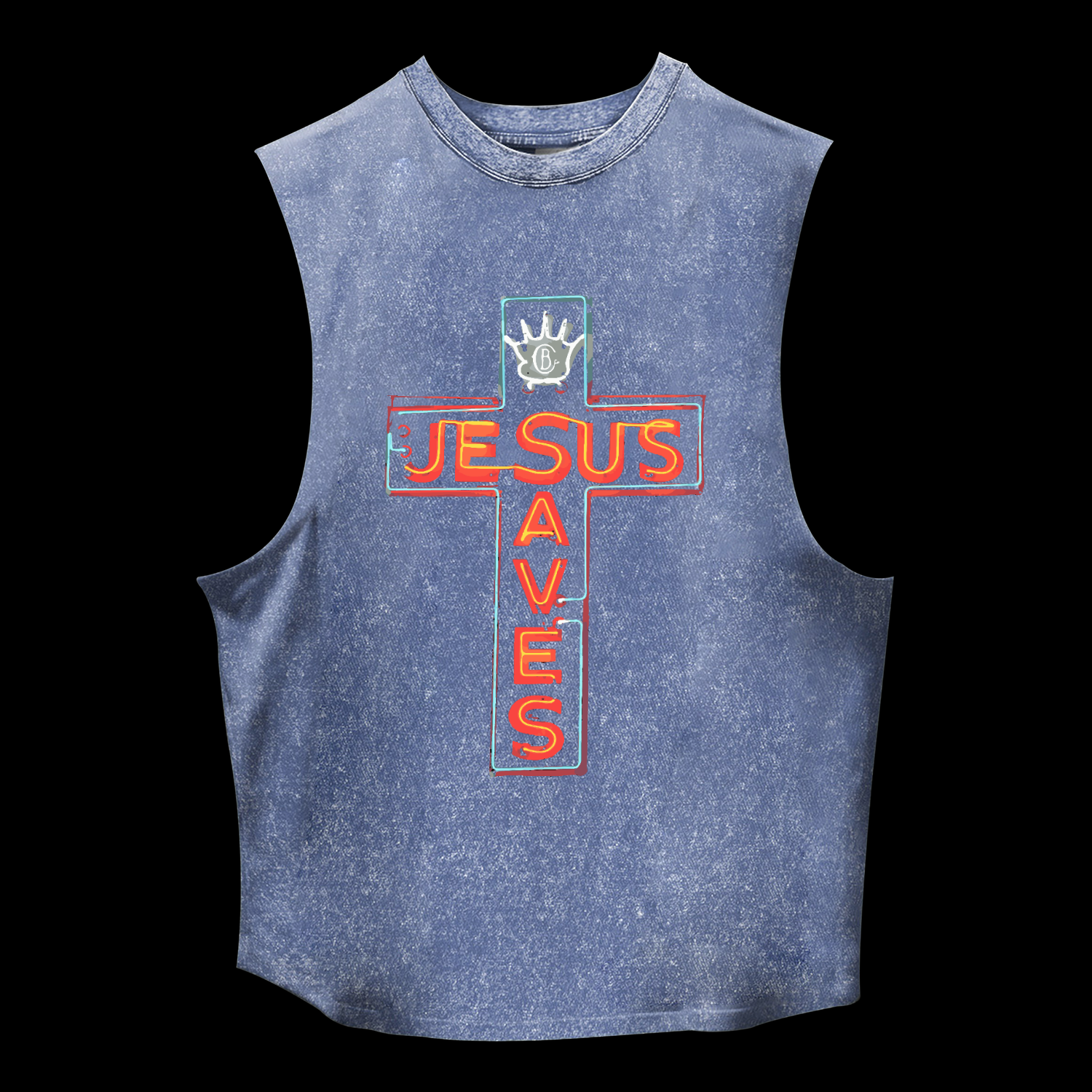 Jesus Saves Washed Tank