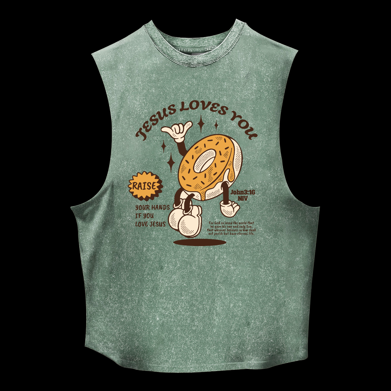 Jesus Loves You Washed Tank