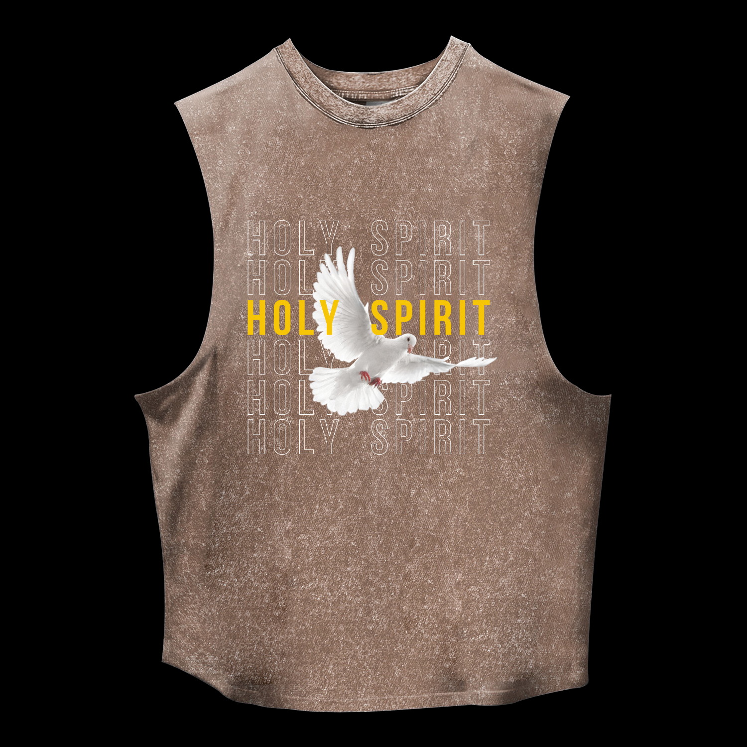 Holy Spirit Dove Washed Tank