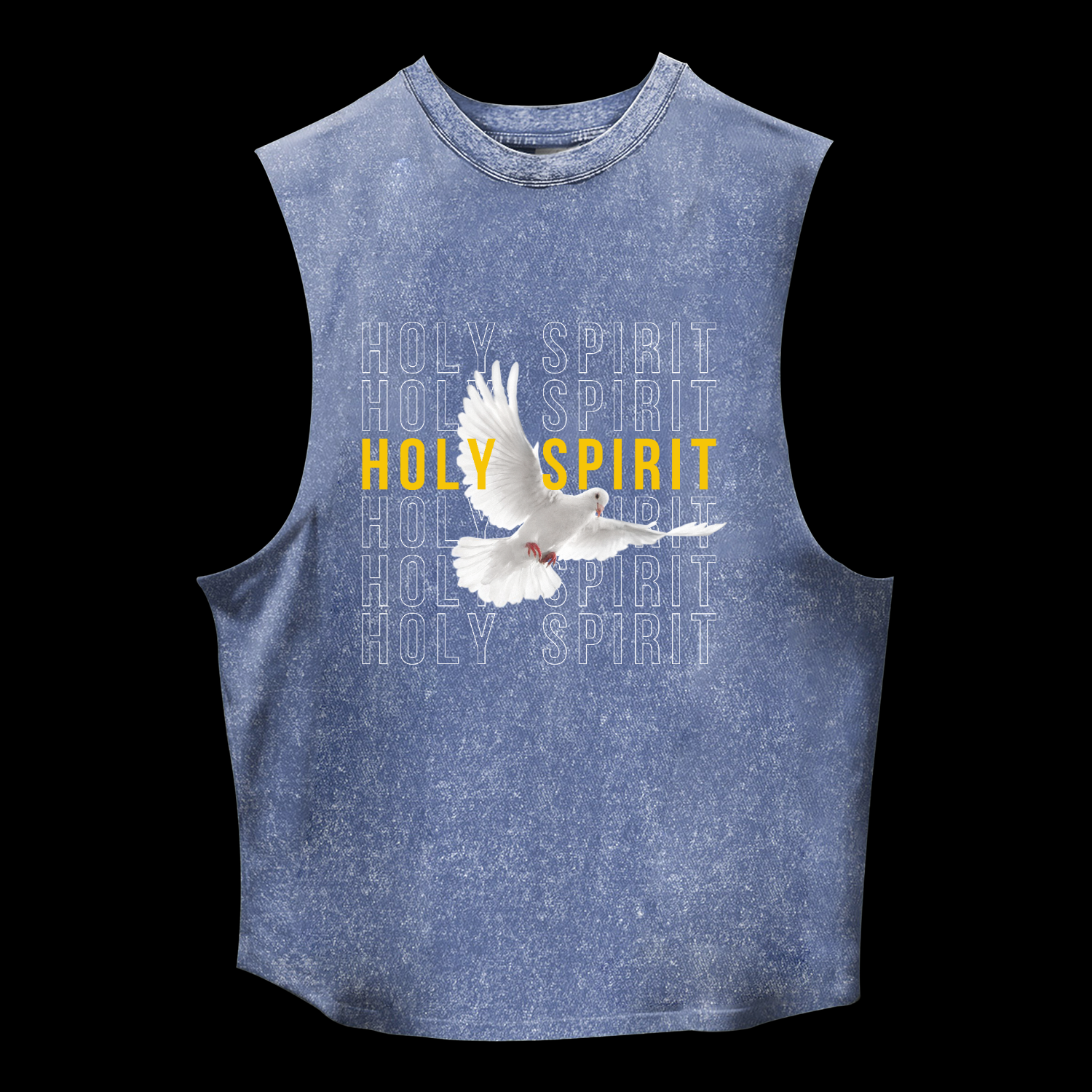 Holy Spirit Dove Washed Tank