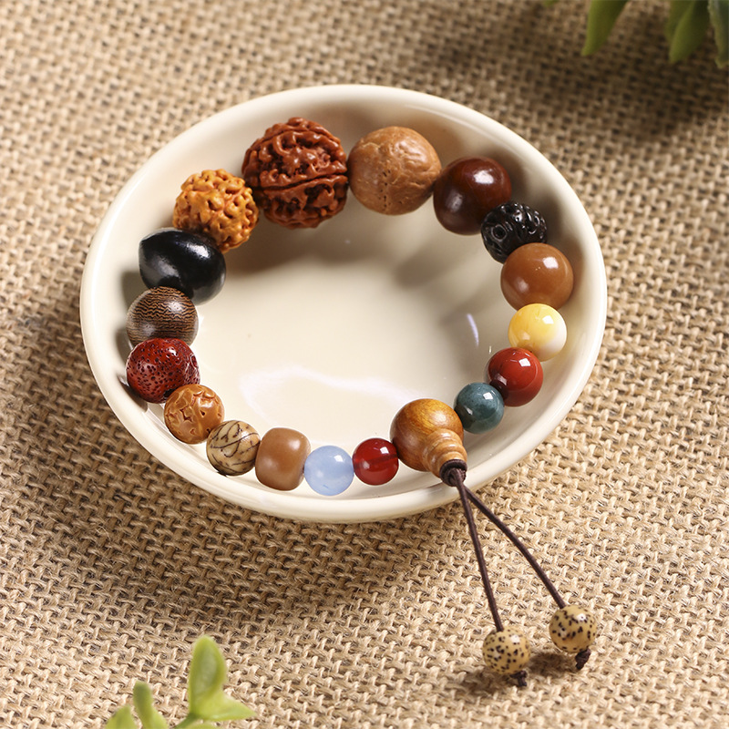 Lucklumen Lingyin Temple Bodhi Eighteen Seed Bracelet Peaceful and Blessing Lucky