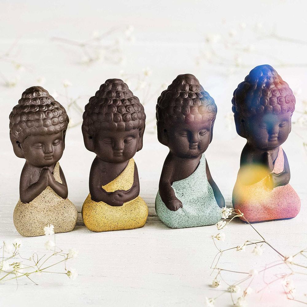 Lucklumen  Buddha Statue Transfer Feng Shui Decoration Ornaments For Wealth and Success 