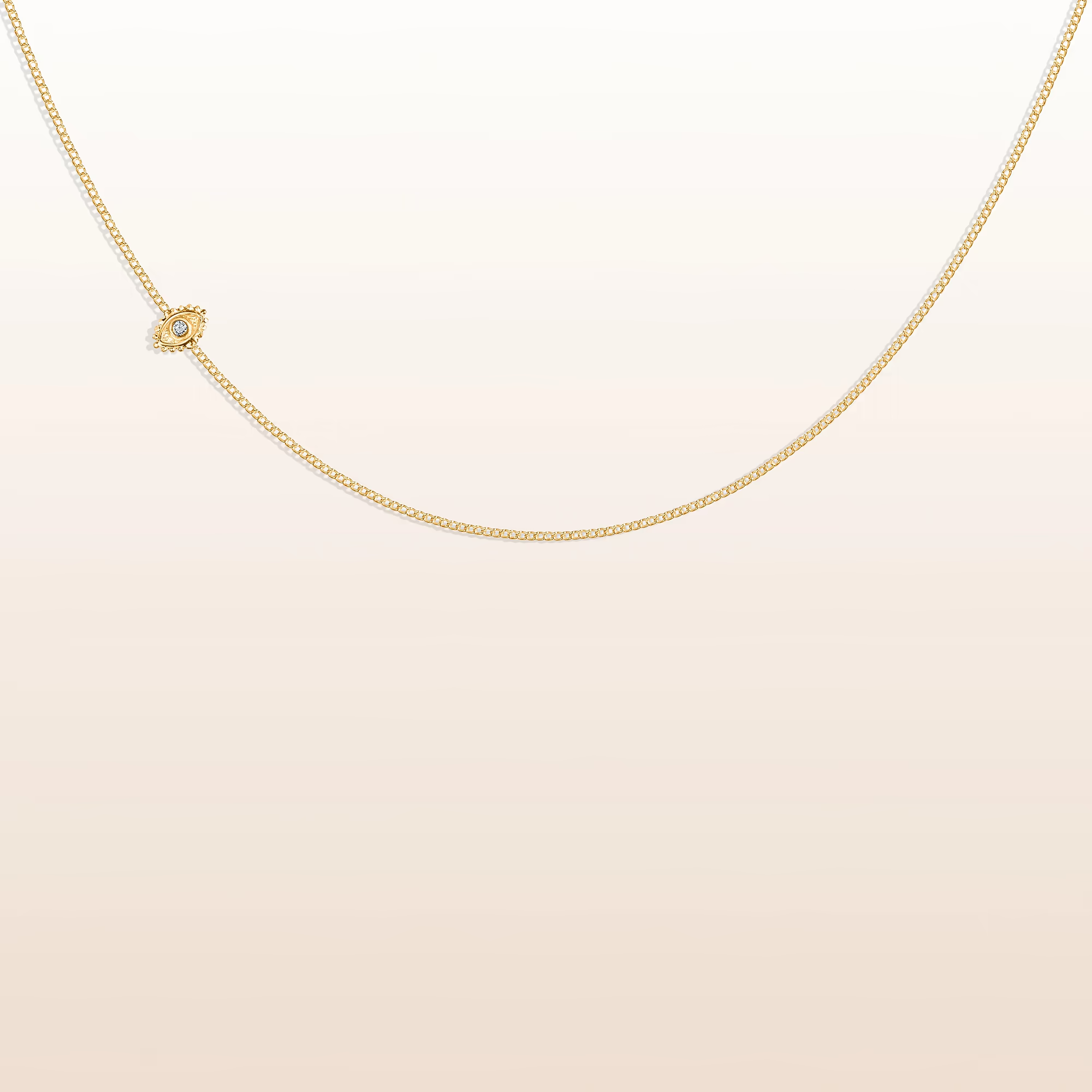 Lucklumen Gold Plated  Necklace  Luck and Safeguarded Spirit