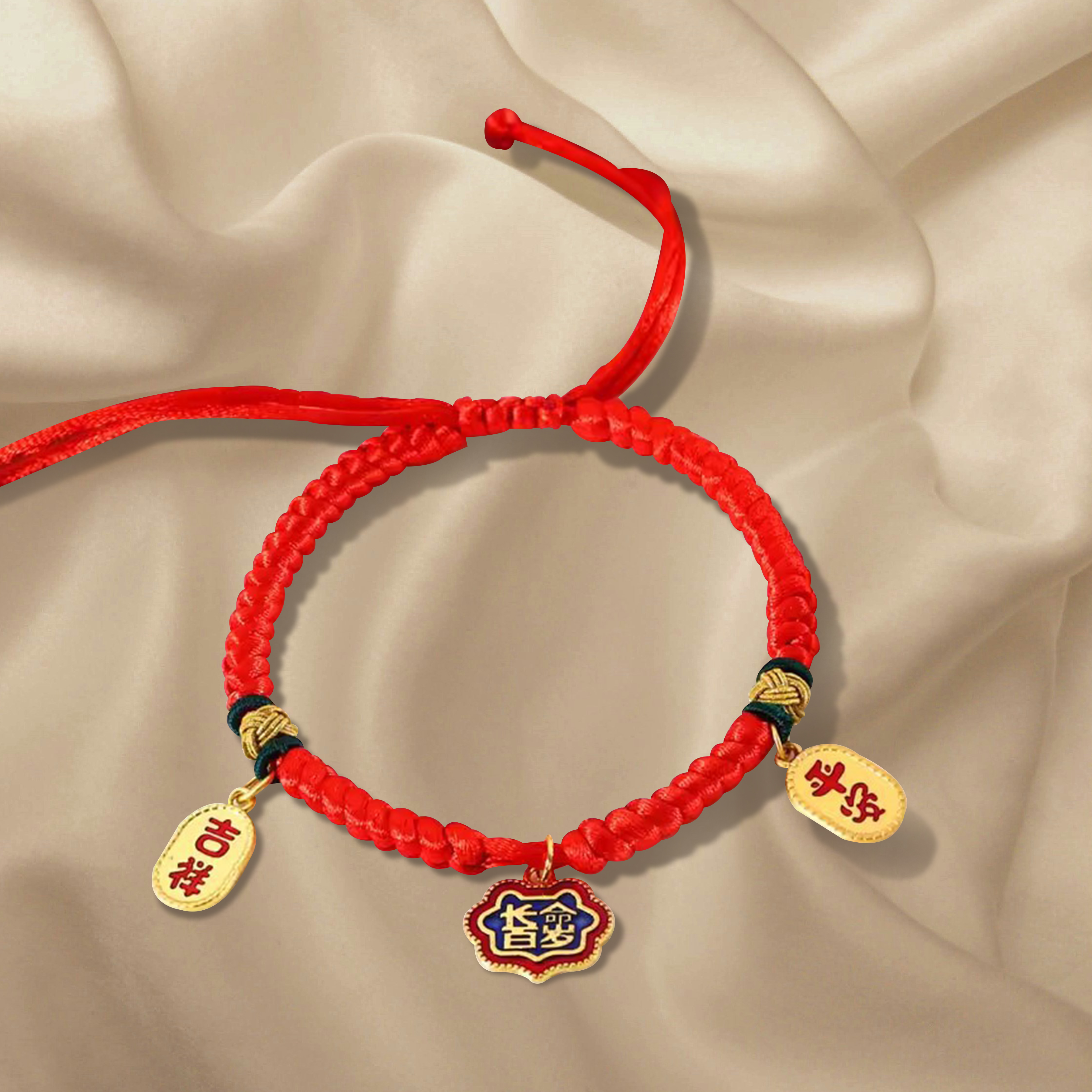 Lucklumen Cat Red Rope Pet Good Luck Adjustable Collar Attracts Good Luck And Blesses Peace