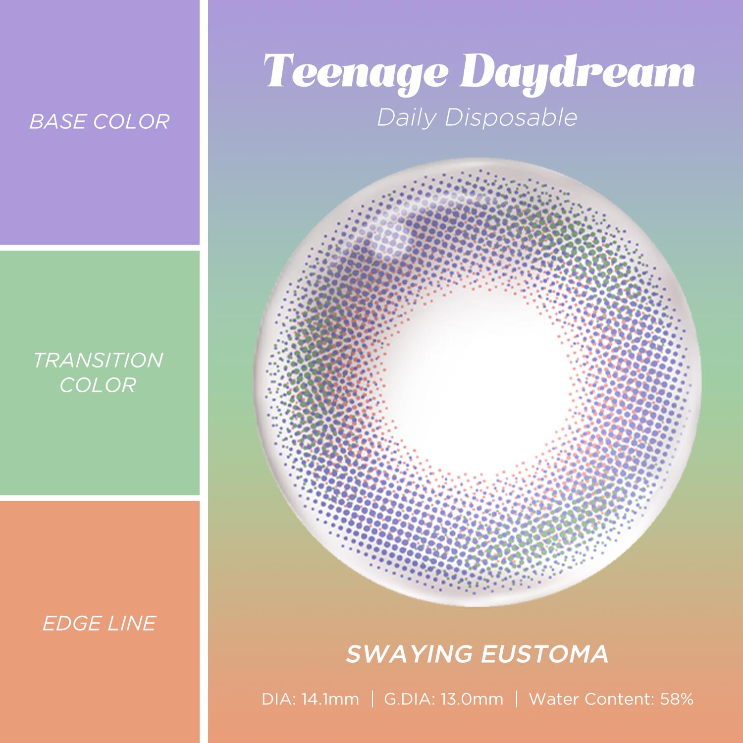 Swaying Eustoma (Eustoma Purple) | 1 Day, 10 pcs