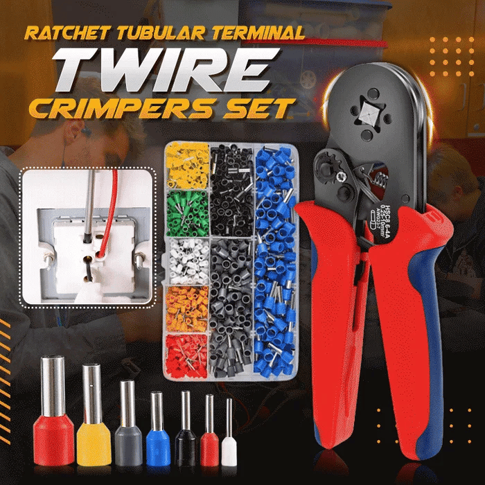 🔥Ratchet Tubular Terminal Wire Crimpers Set