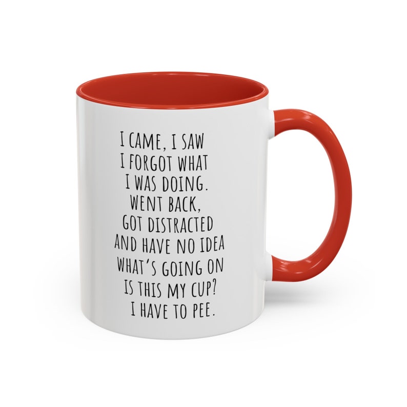 I Came I Saw I Forgot What I Was Doing Mug