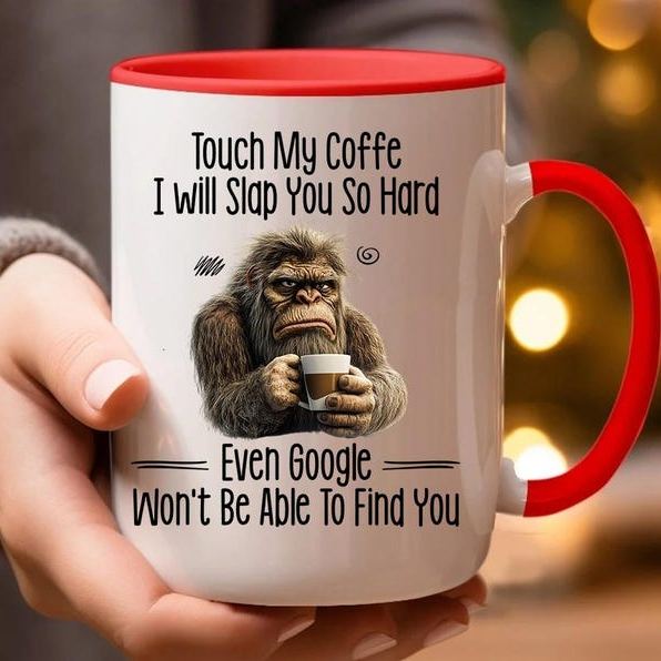 Funny Mug - Touch My Coffee I Will Slap You So Hard - Fun Gifts For Friends, Coworkers, Personalised Mug, Retirement Gift, Work Besties Gift