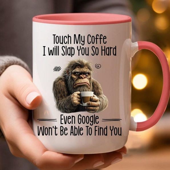 Funny Mug - Touch My Coffee I Will Slap You So Hard - Fun Gifts For Friends, Coworkers, Personalised Mug, Retirement Gift, Work Besties Gift