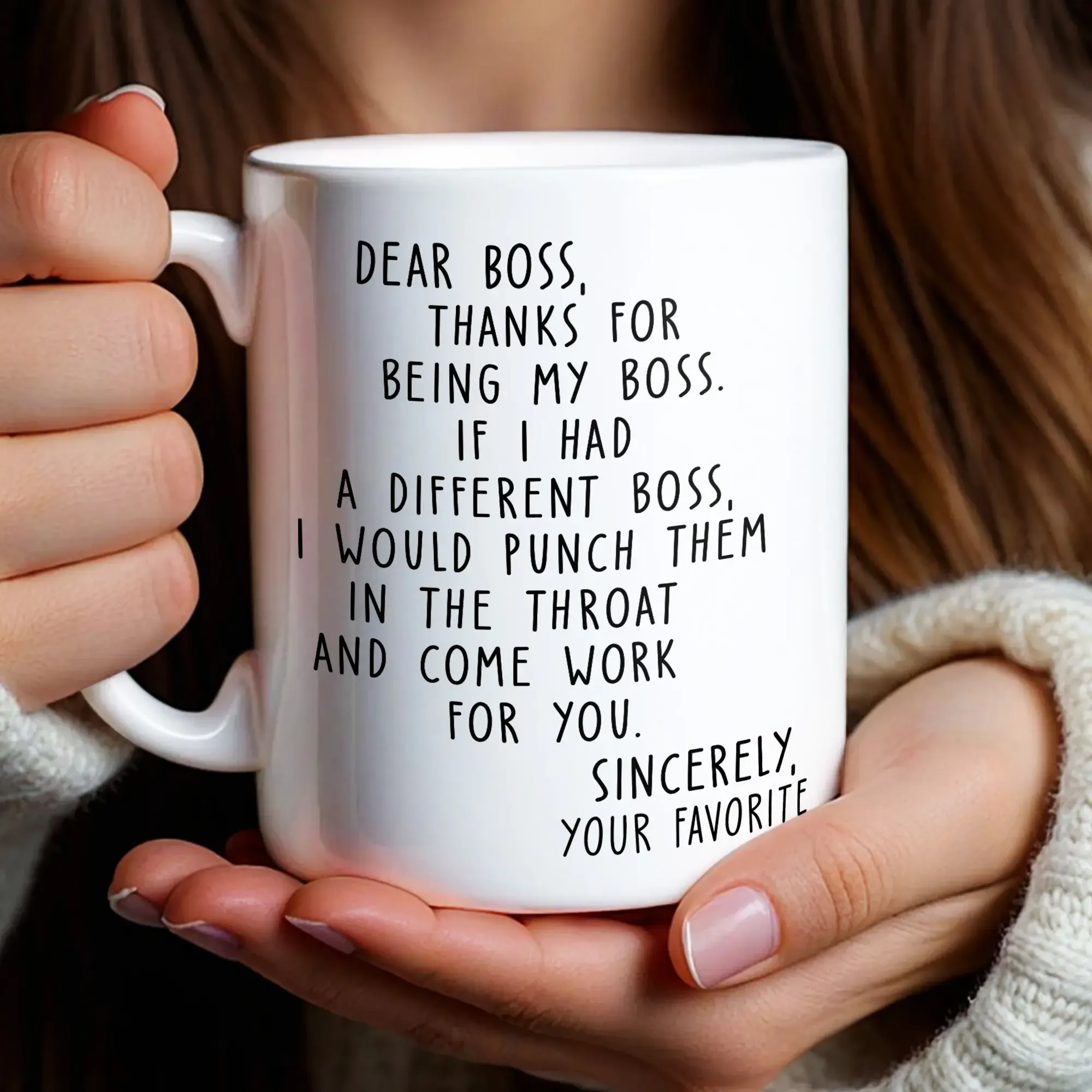 Funny Boss Appreciation Mug