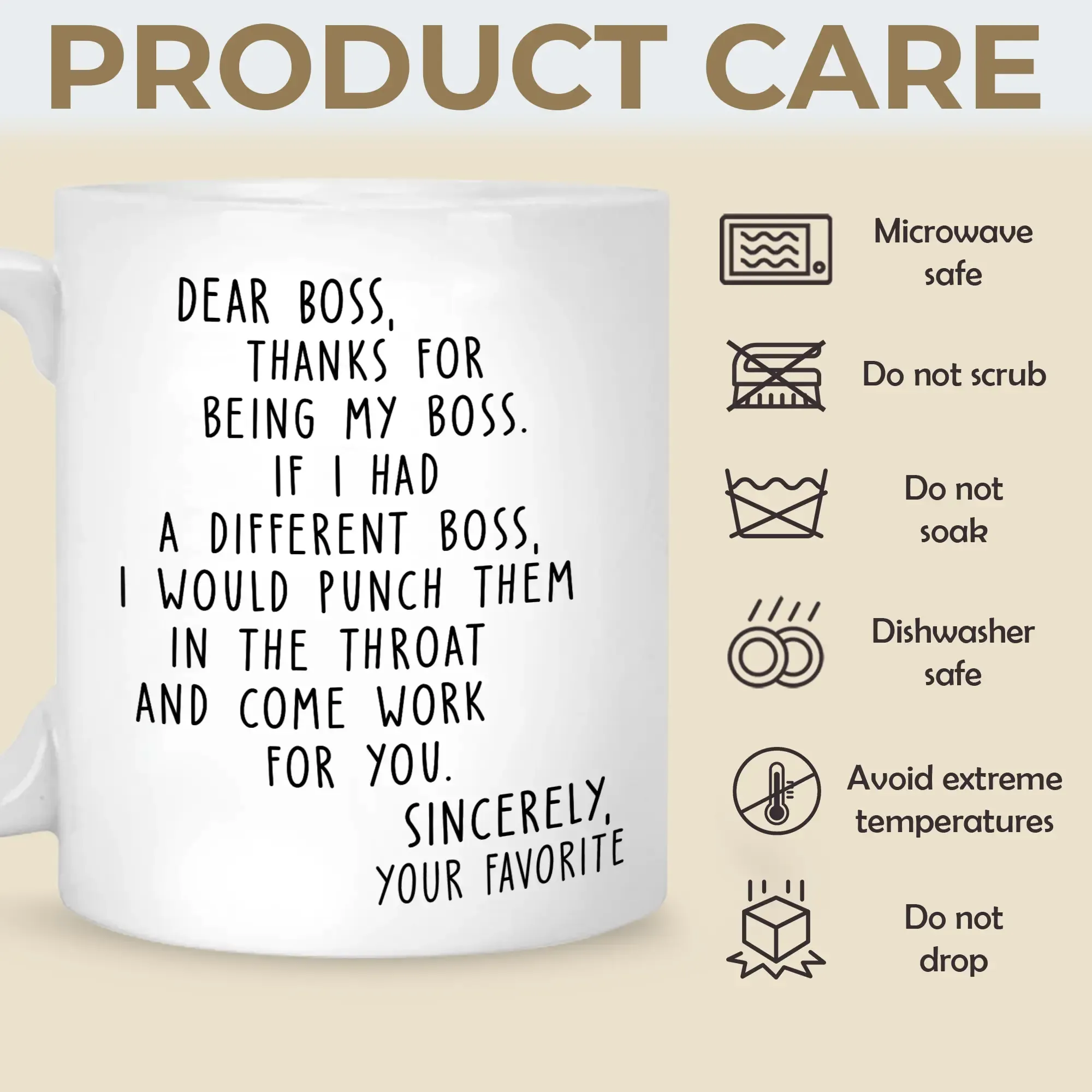 Funny Boss Appreciation Mug