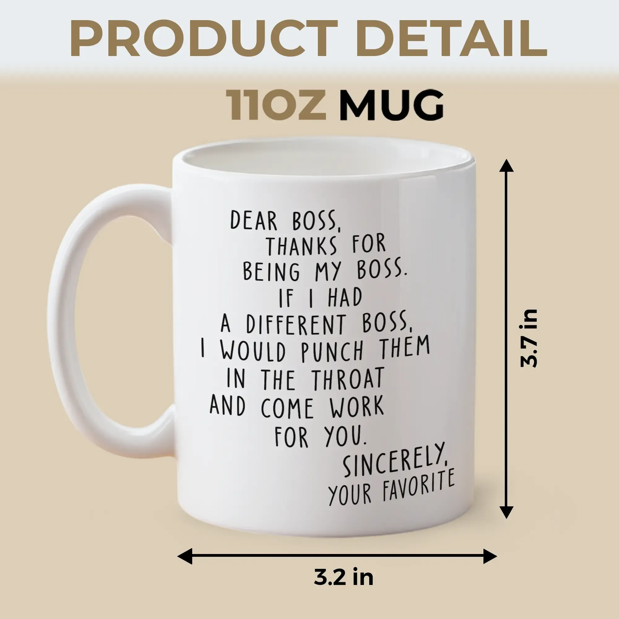 Funny Boss Appreciation Mug