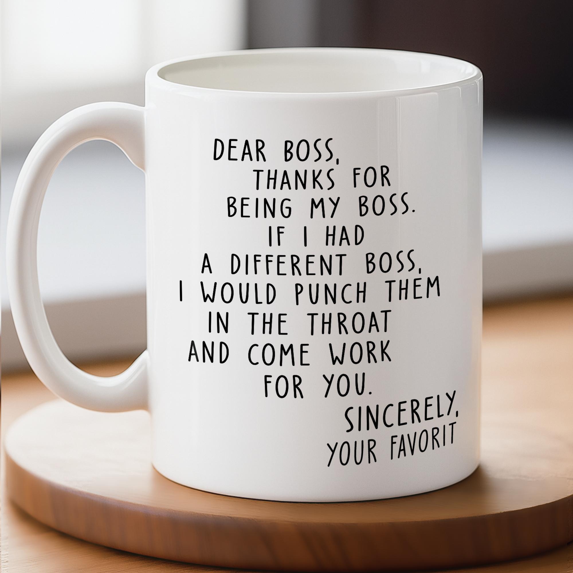 Funny Boss Appreciation Mug