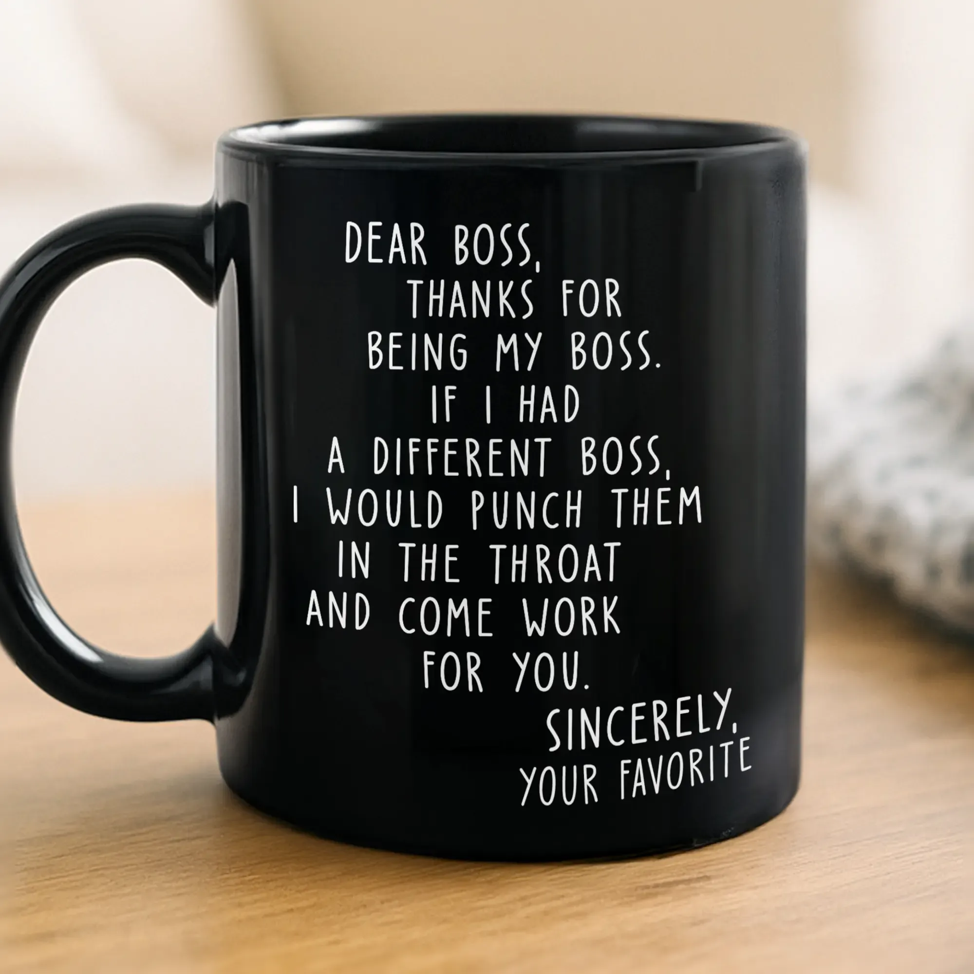 Funny Boss Appreciation Mug