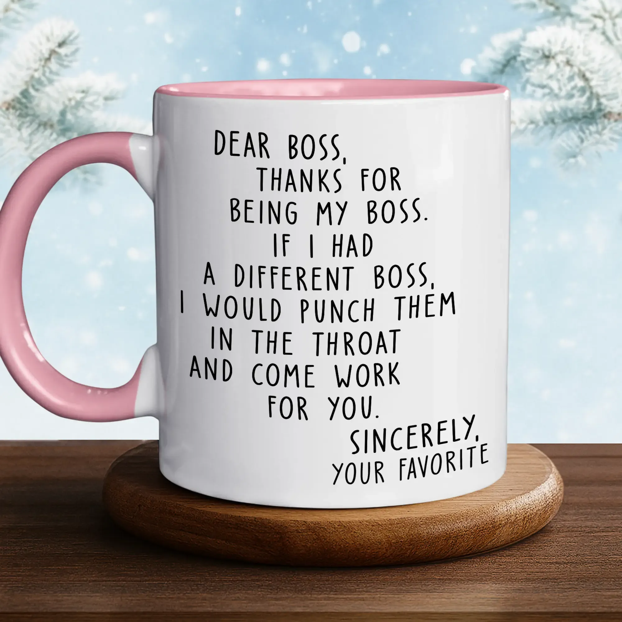 Funny Boss Appreciation Mug