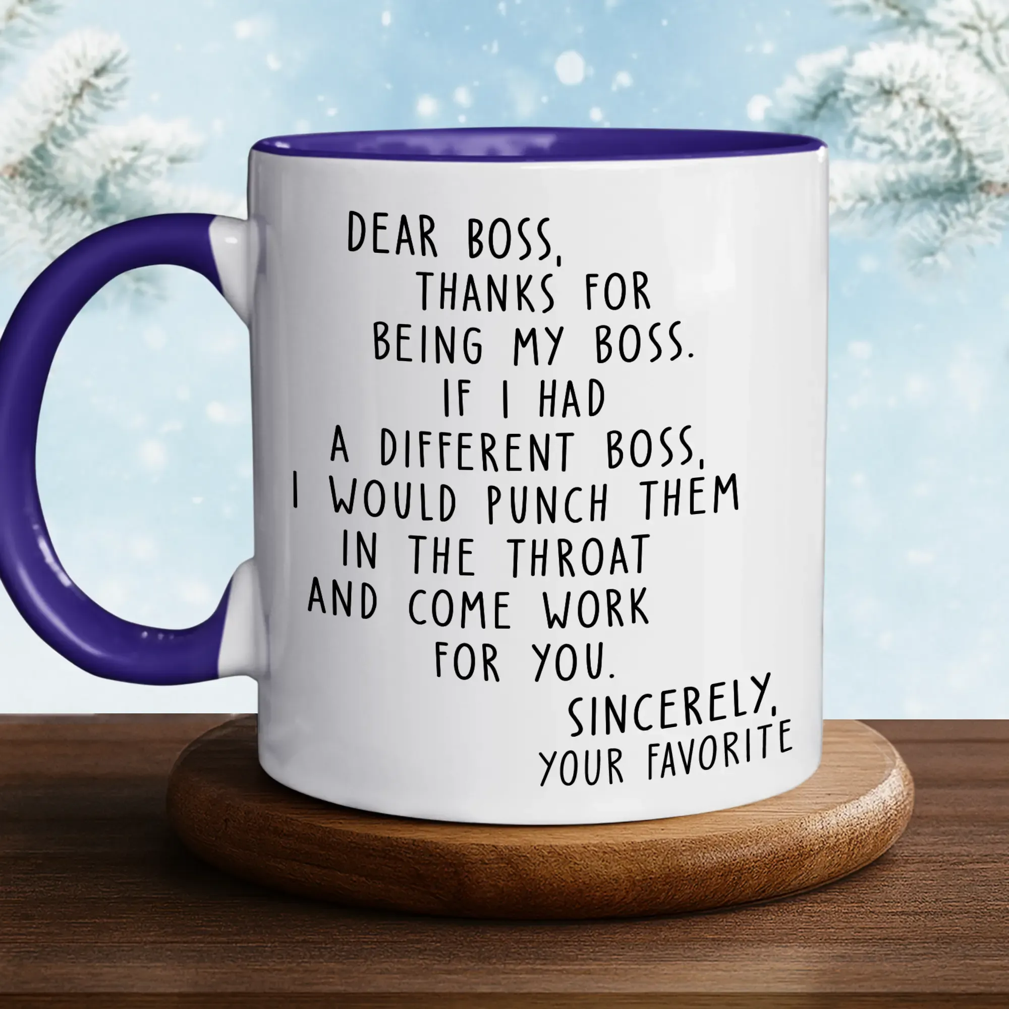 Funny Boss Appreciation Mug