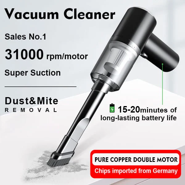 🔥🔥🔥Last Day Promotion 75% OFF - Wireless Handheld Car Vacuum Cleaner🔥🔥🔥