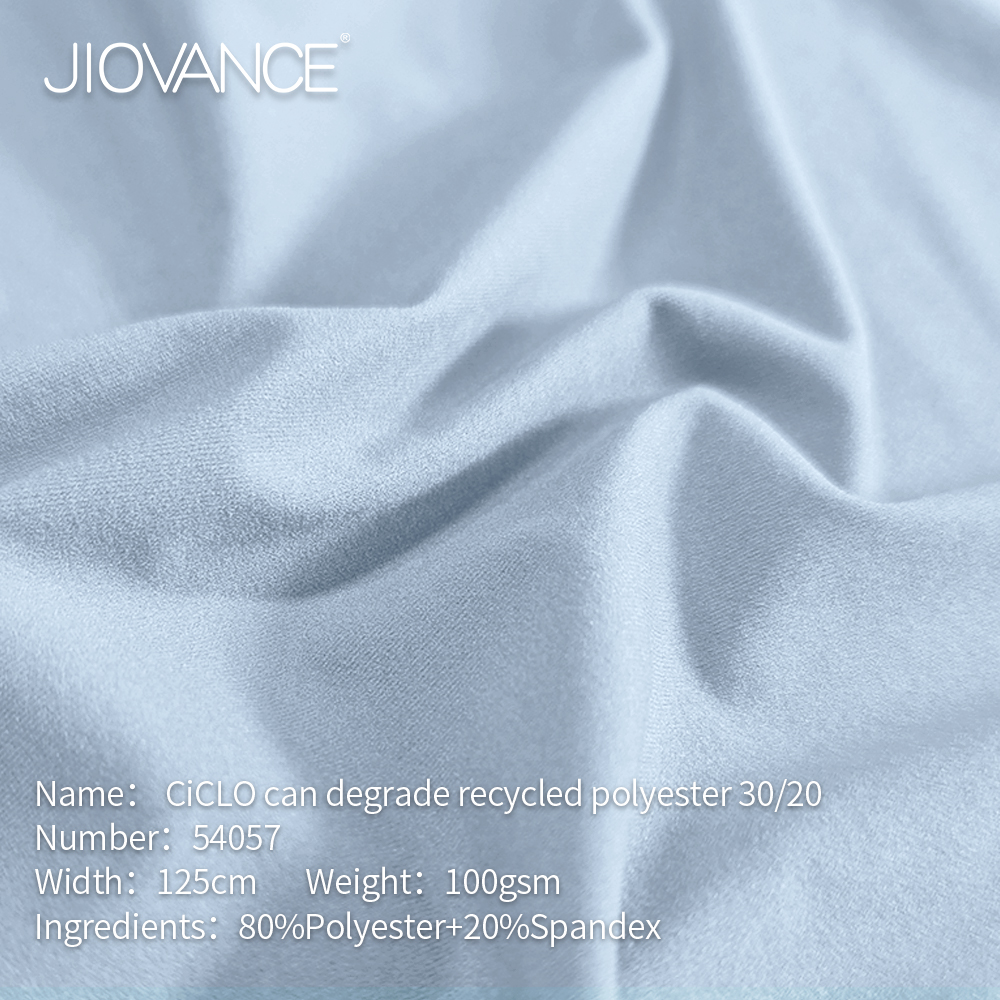 Polyester 30D/SP 20D, 80% Polyester+20% Spandex, Knitting DTY Recycled Degradable, SKU:54057