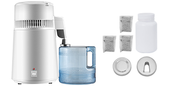Newest 4L Dental Medical Pure Water Distiller All Stainless Steel Internal
