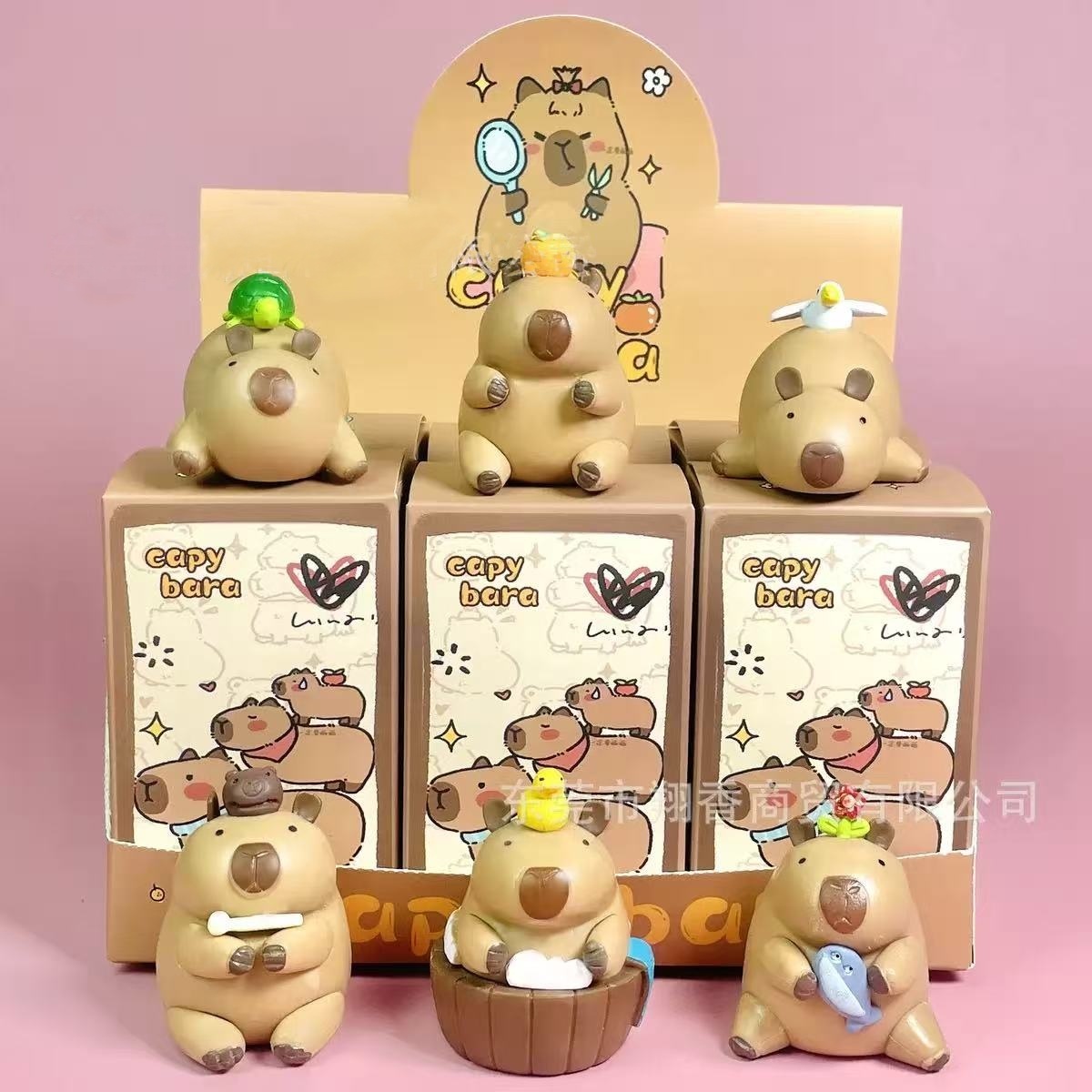Blind Box  Skullpanda Sanrio Cappybara Winnie Mixed Figurine Open Choose Coloer Win Prizes in Livestream