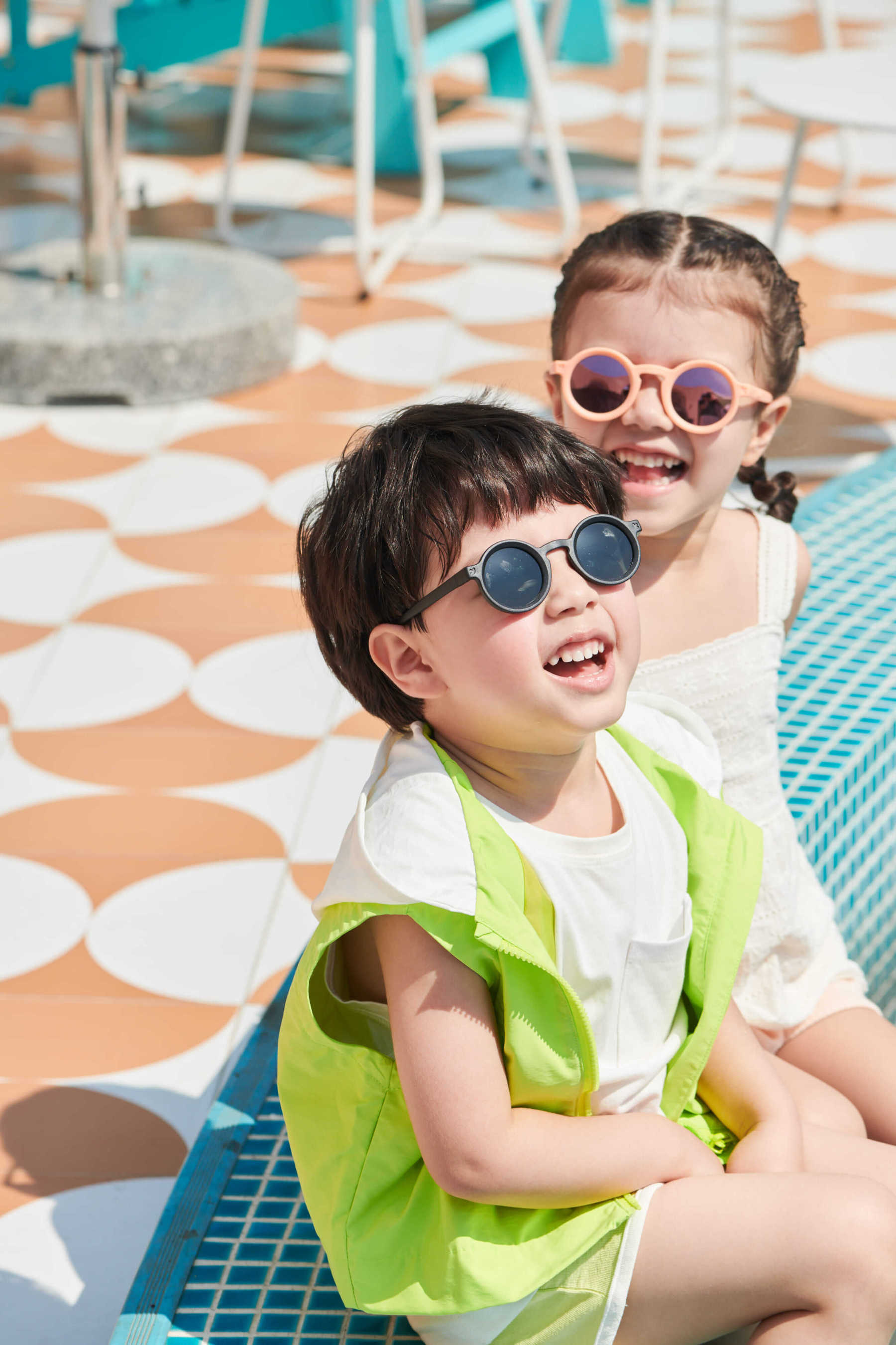 KiGO Little Monster Series Babby Sunglasses（Ages 0-2Y）