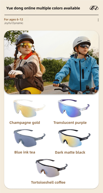 KiGO Joyful Dynamic Series Kids Sunglasses (Ages 6-12 Y)