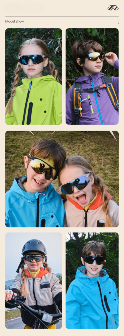 KiGO Joyful Dynamic Series Kids Sunglasses (Ages 6-12 Y)