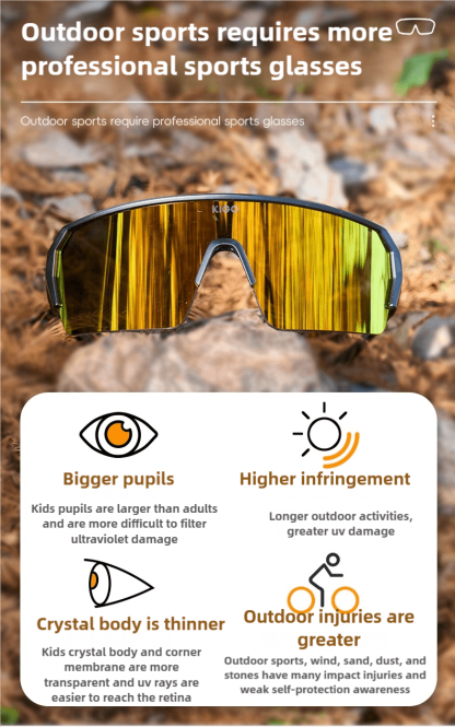 KiGO Runfinity Series Kids Sunglasses (Ages 3-6 Y)