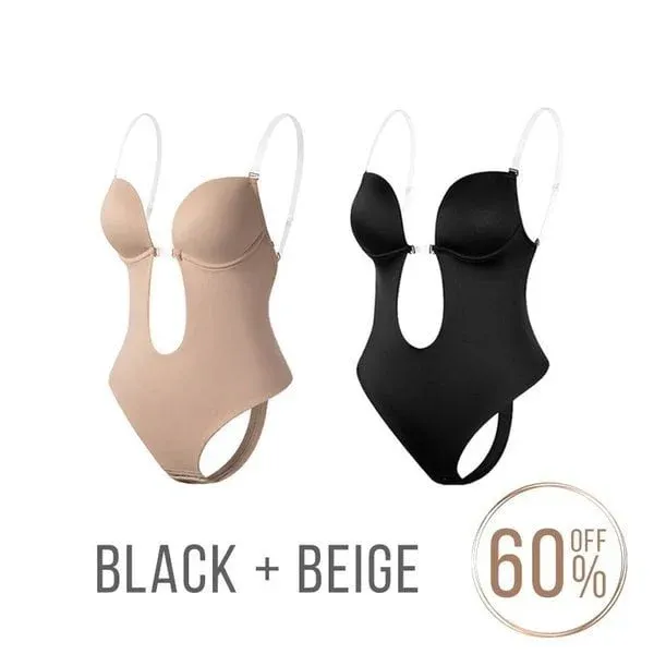 Buy 2 Save 60% OFF - Backless Body Shaper Bra Sexy Womenswear Underwear Lady Women Comfort Compression Hip Basic Shapewear Lingerie Minimalist