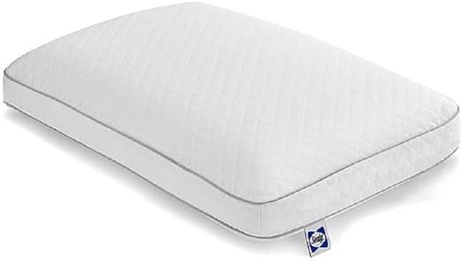 Memory Foam Bed Pillow for Pressure Relief, Adaptive Memory Foam Pillow with Washable Knit Cover, Standard, 24 x 16 in x 5 in