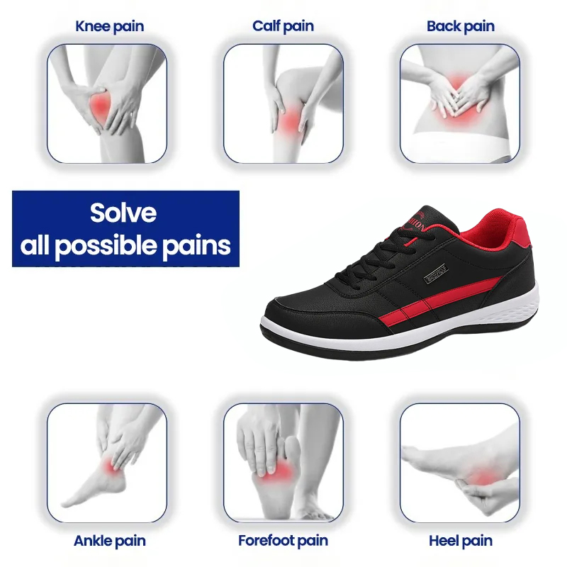 [60% off last day - ends soon] 🔥 Ergonomic Walking Shoes 👞 Hand-sewn, breathable + waterproof ✅ Arch support, comfortable walking