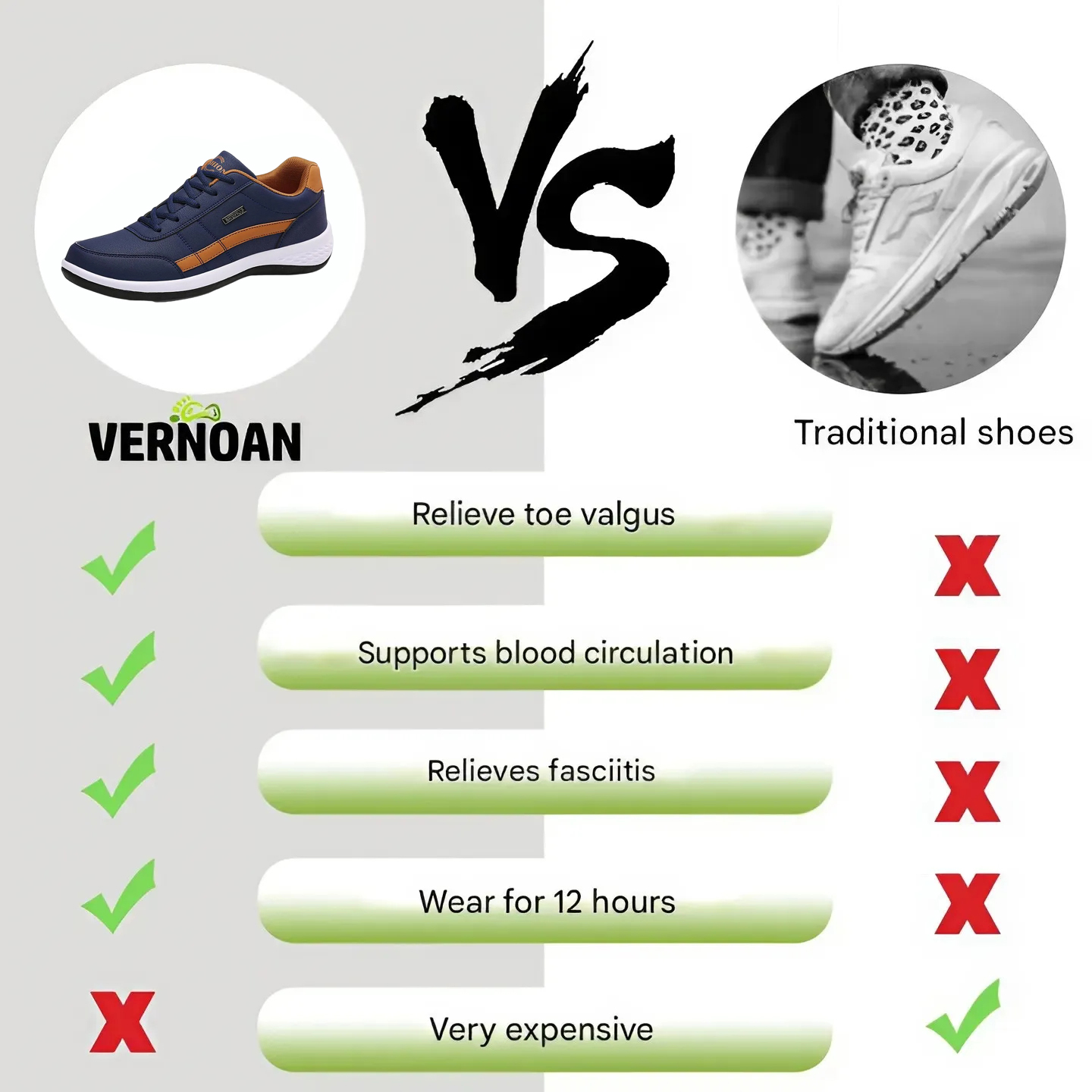 [60% off last day - ends soon] 🔥 Ergonomic Walking Shoes 👞 Hand-sewn, breathable + waterproof ✅ Arch support, comfortable walking
