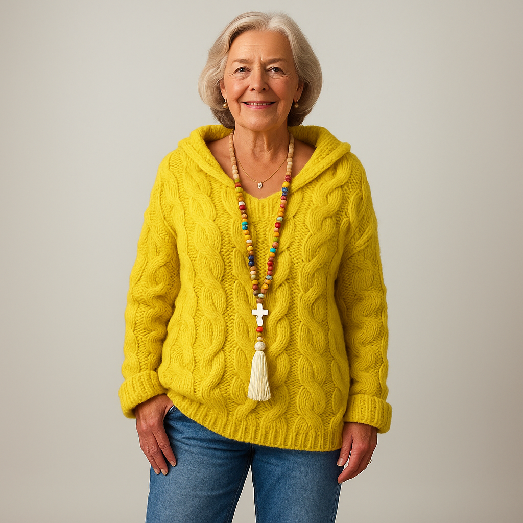 Melia & Co – Cozy and Stylish Knit Hoodie