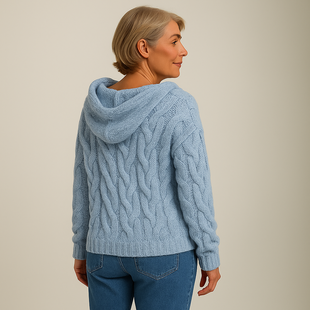 Melia & Co – Cozy and Stylish Knit Hoodie