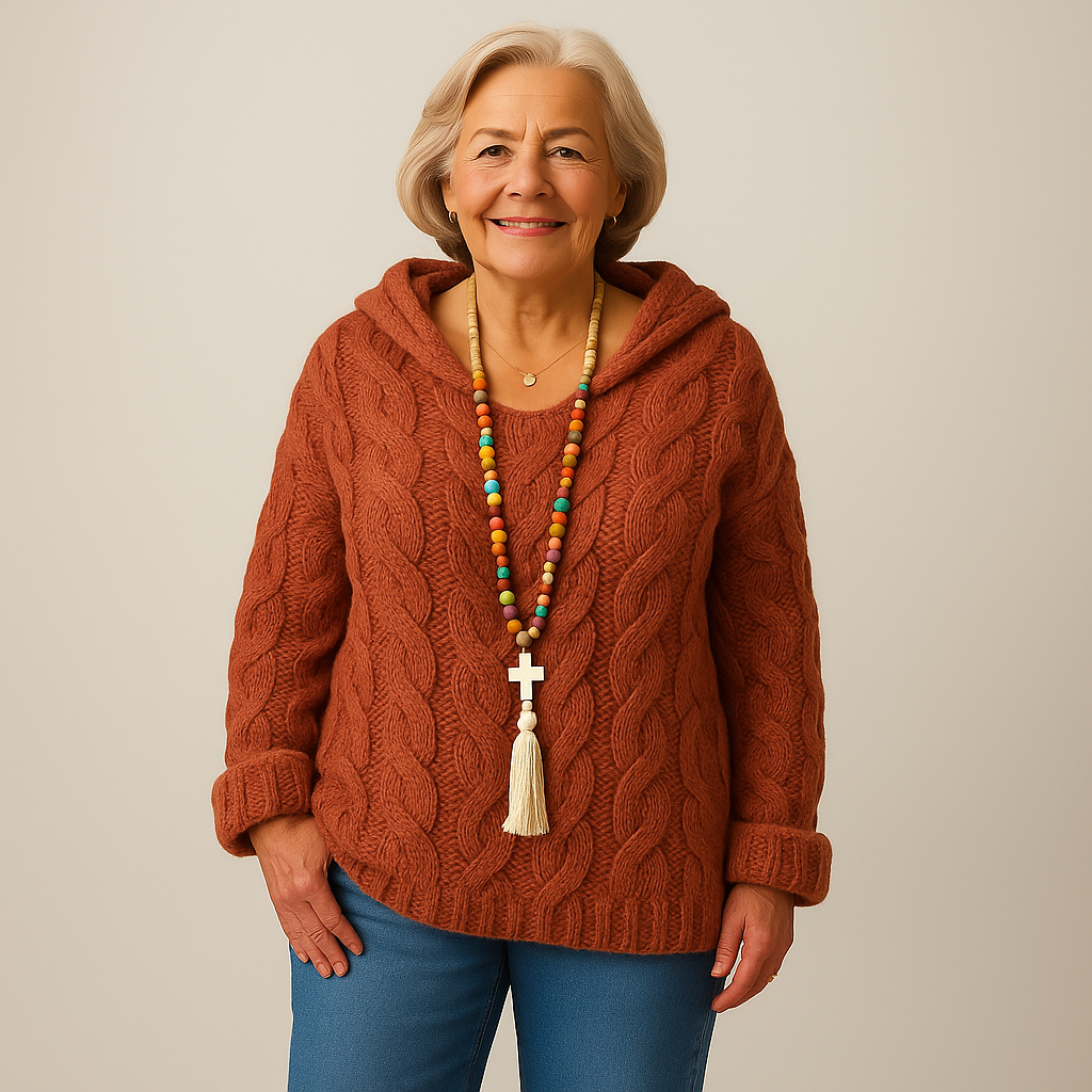 Melia & Co – Cozy and Stylish Knit Hoodie