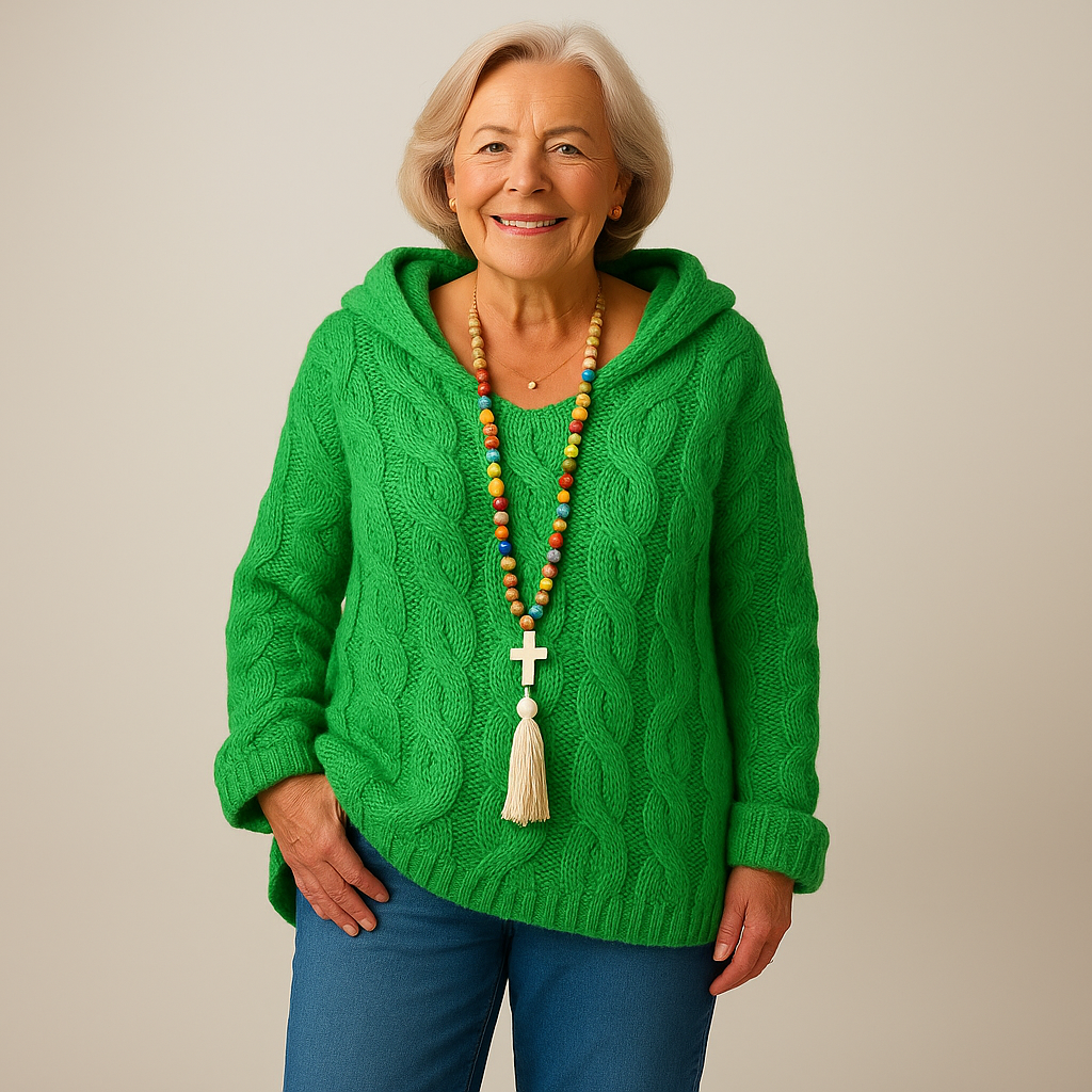 Melia & Co – Cozy and Stylish Knit Hoodie