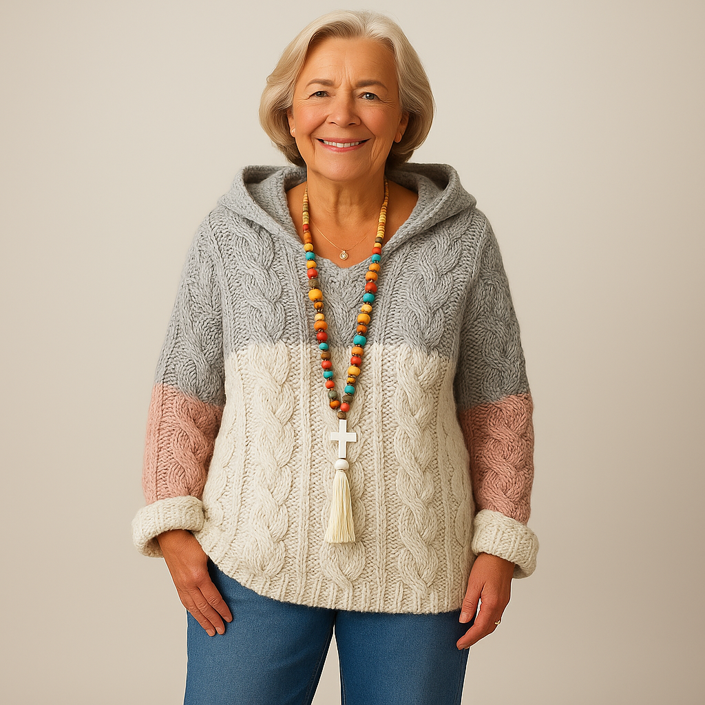 Melia & Co – Cozy and Stylish Knit Hoodie
