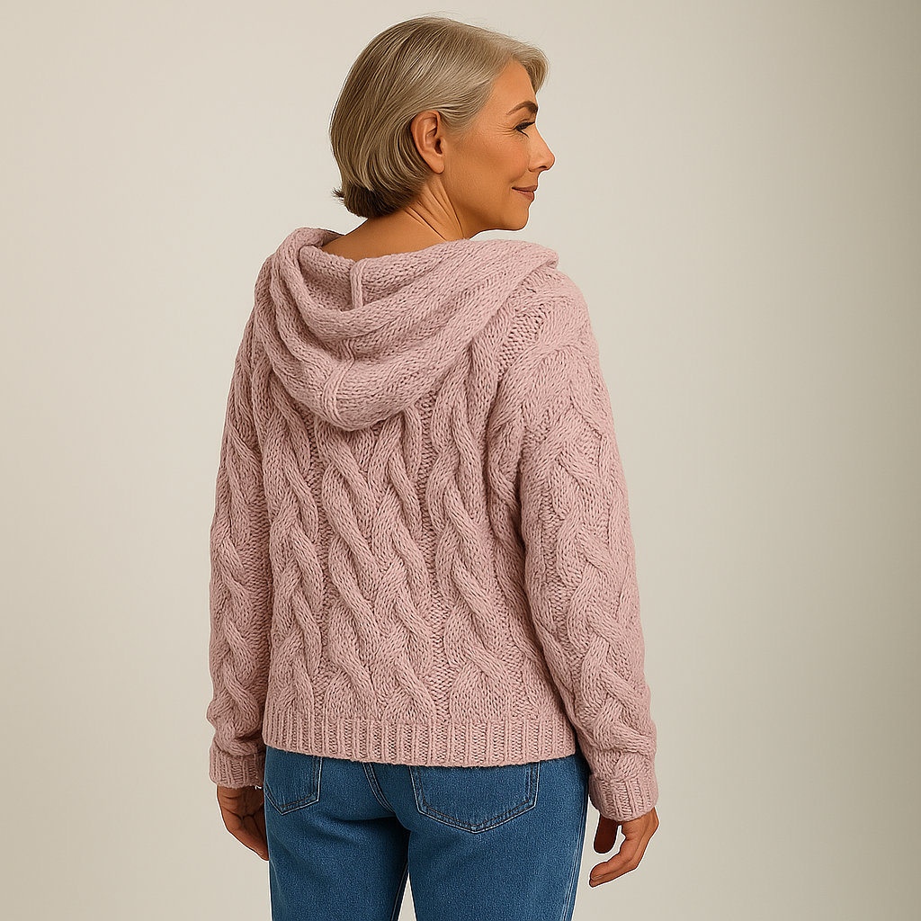Melia & Co – Cozy and Stylish Knit Hoodie