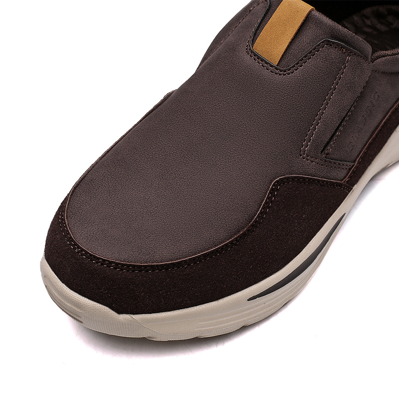 Men's Casual Comfort Slip On Platform Orthopedic Loafers