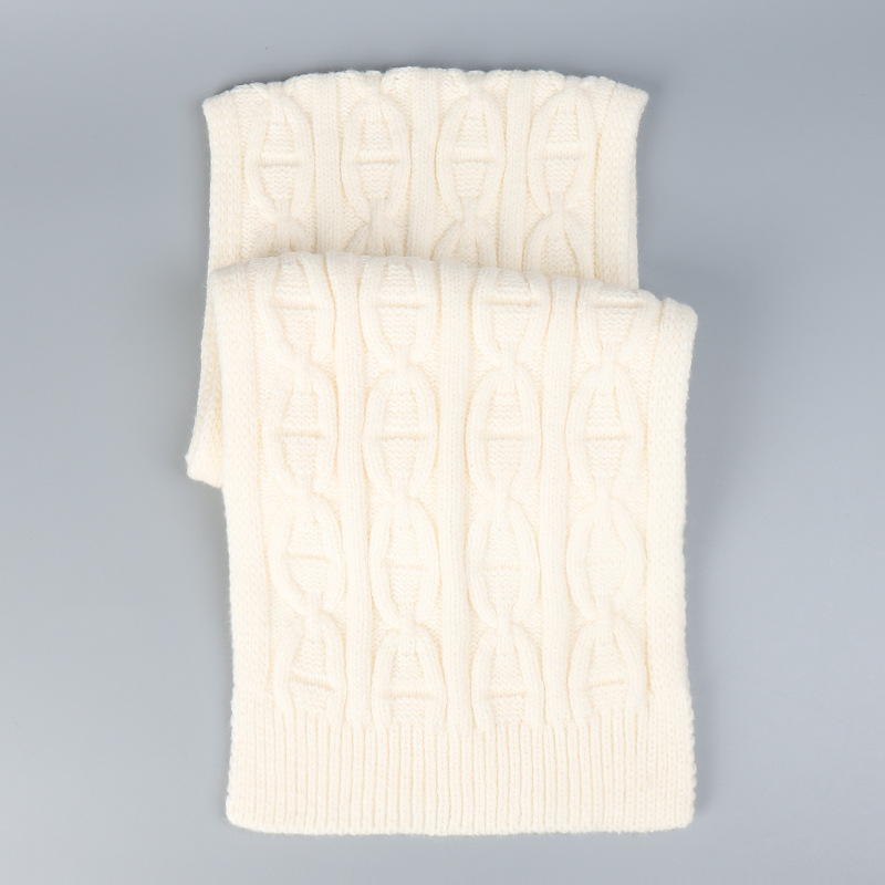 Unisex Thick Needle Wool Knitted Scarf