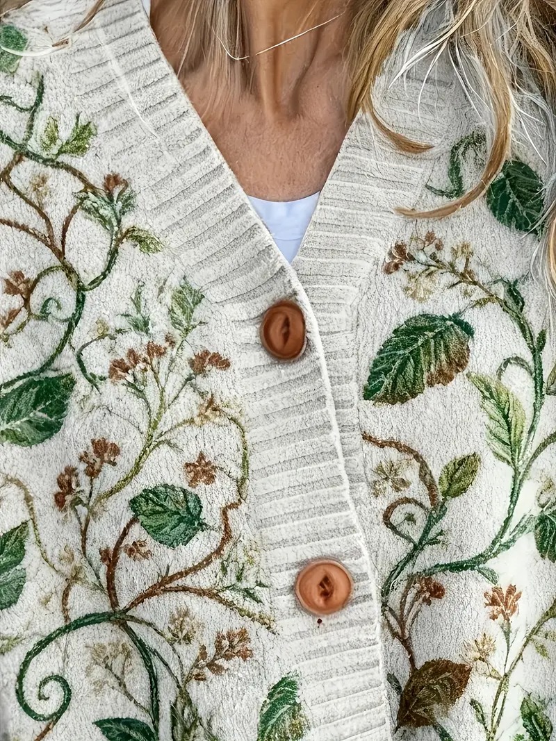 Women's V-Neck Button Down Cardigan Sweater