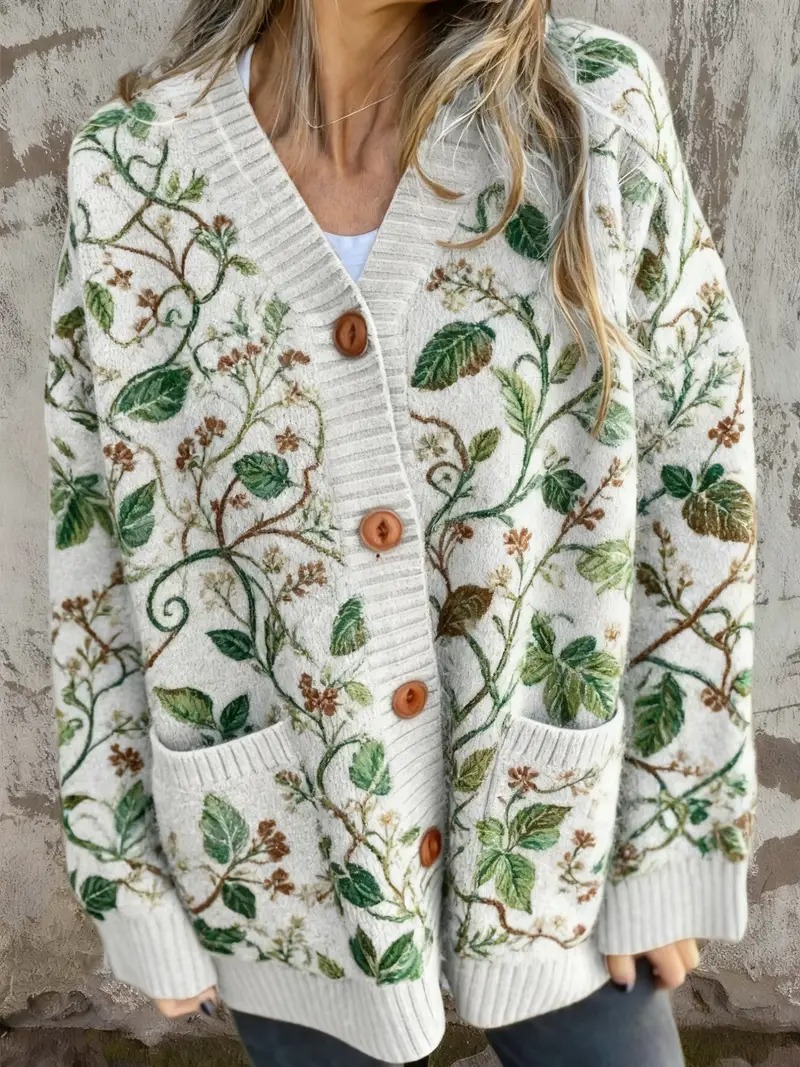 Women's V-Neck Button Down Cardigan Sweater