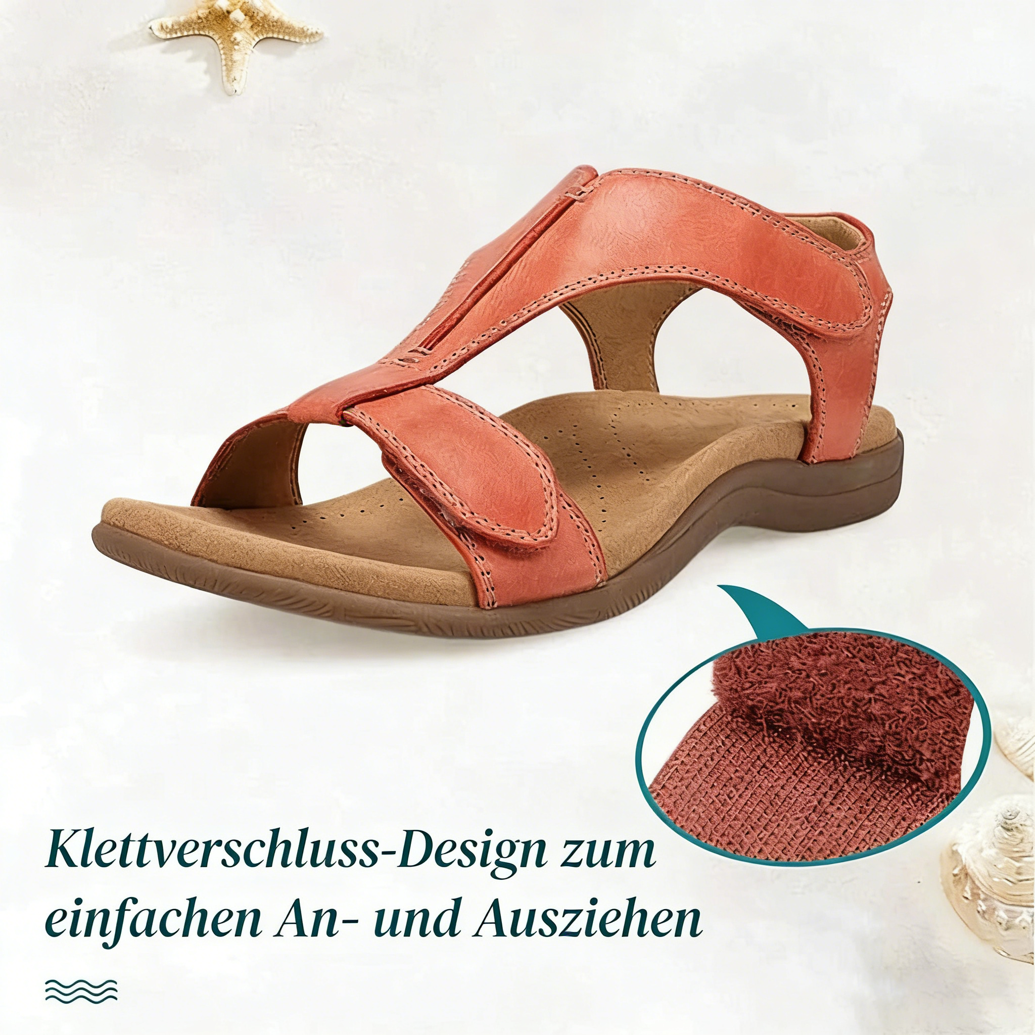 🎁 NUR HEUTE: 70 % RABATT 🎁 Orthopädische Keilsandalen für Damen | Perfekter Sitz für Ihre Füße